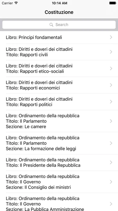 Costituzione - ProjectDuraLex 스크린샷