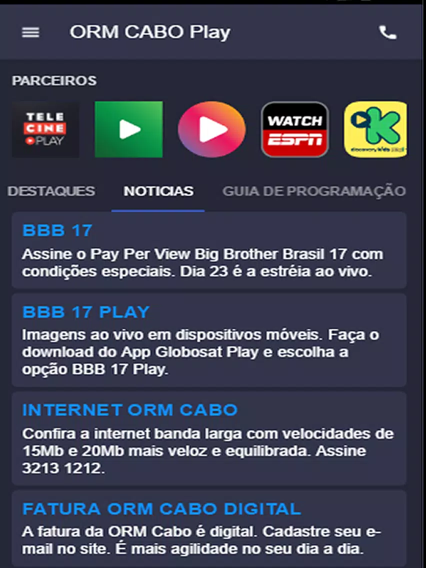 ORM CABO PLAY iPad  سکرین شاٹس