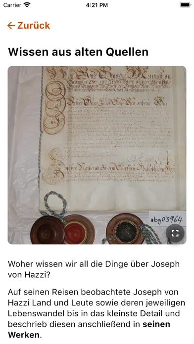 Zrzuty ekranu App ins alte Abensberg