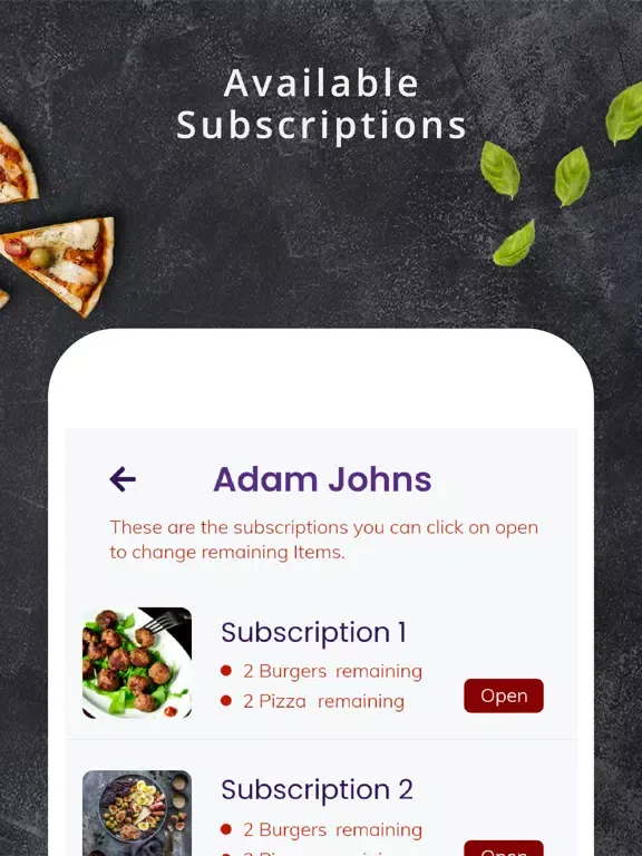 ภาพหน้าจอของ Subscribe Store Merchant iPad 