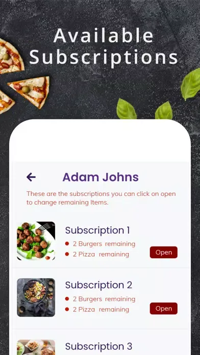 ภาพหน้าจอของ Subscribe Store Merchant
