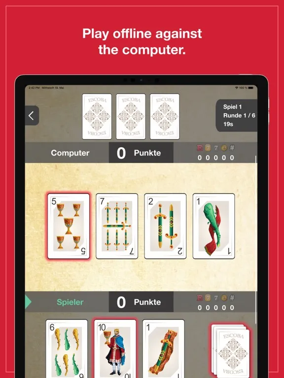 Screenshot di Escoba HD iPad 