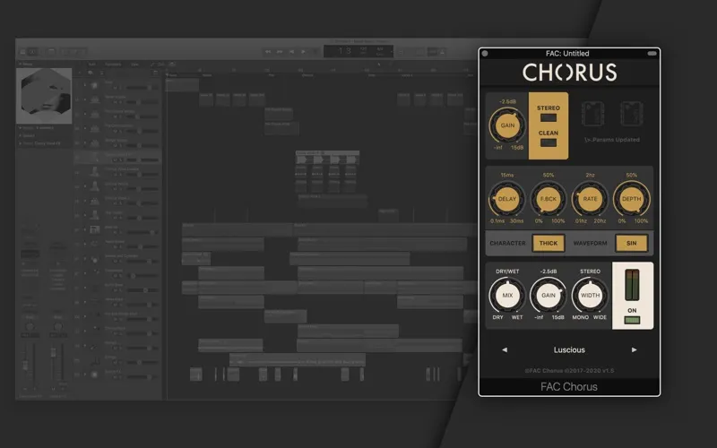 Ảnh chụp màn hình của FAC Chorus