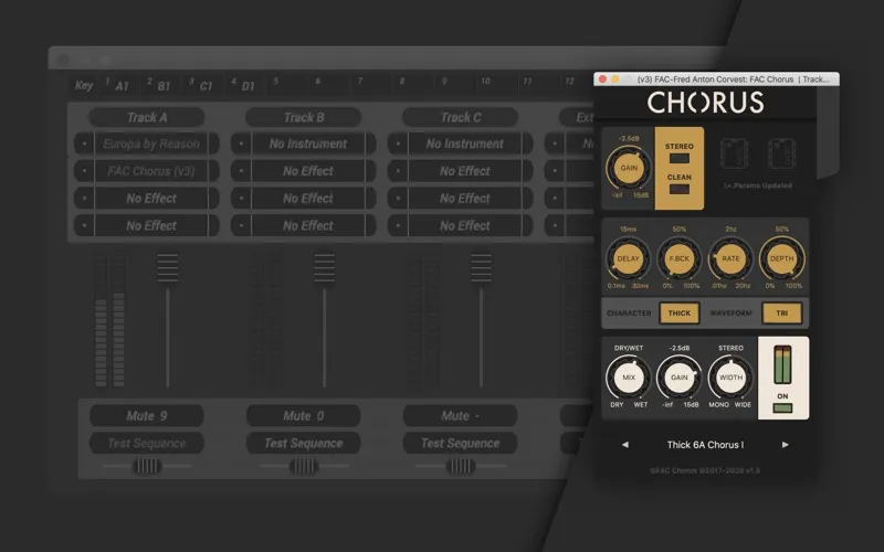 Ảnh chụp màn hình của FAC Chorus