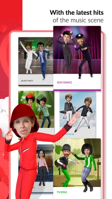 Capturas de pantalla de Dance in Face Collection