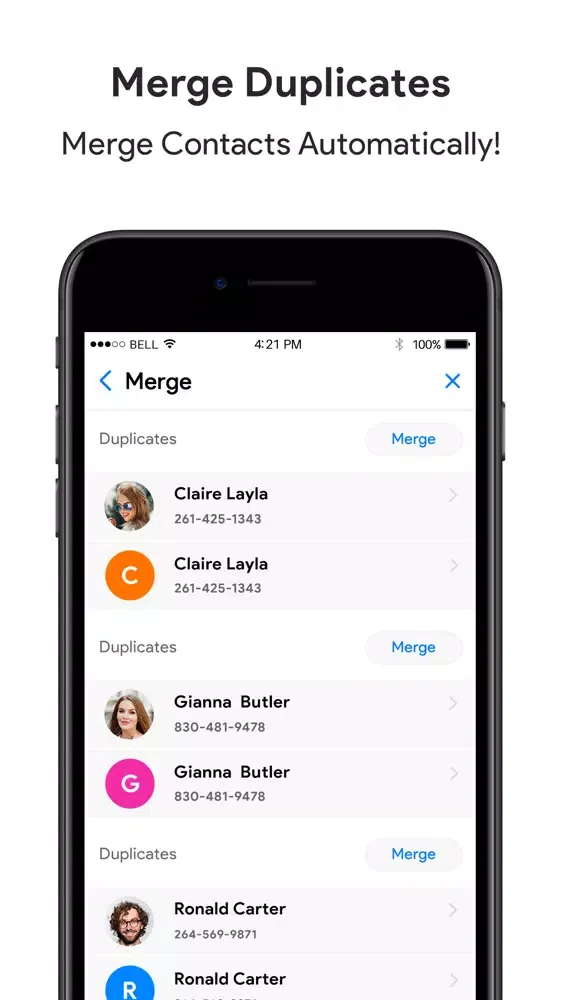 Contacts+ Backup and Transfer Screenshots