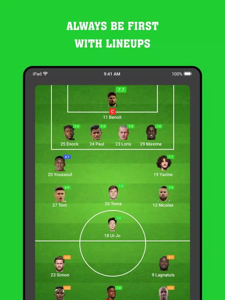 Captures d'écran de Football Live Scores - 2021 iPad 