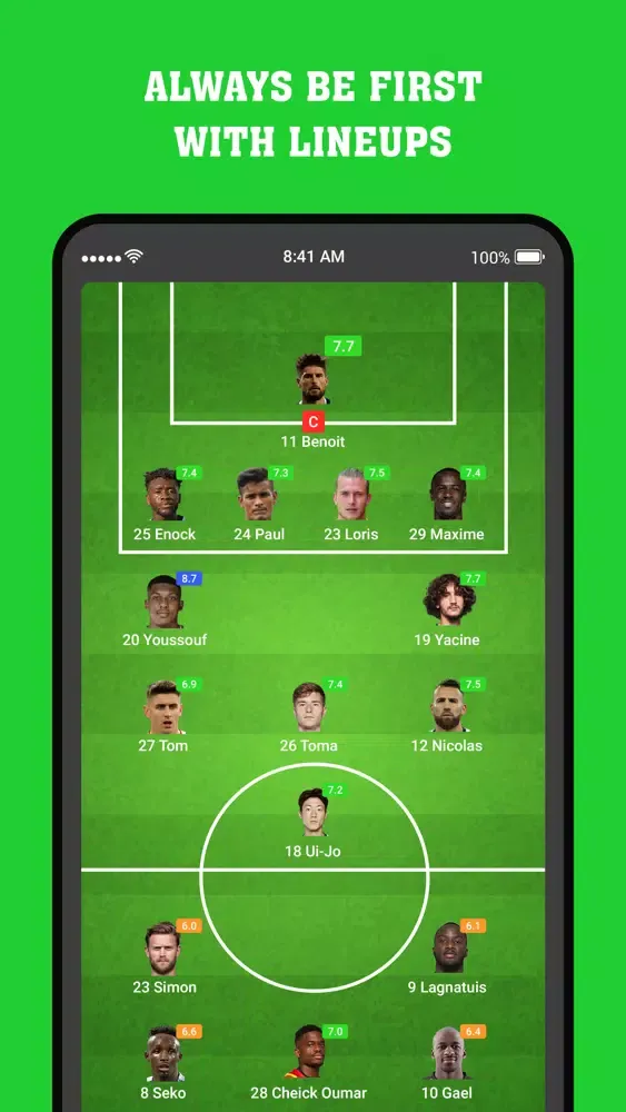 Captures d'écran de Football Live Scores - 2021