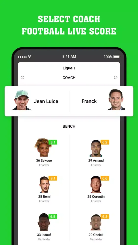 Captures d'écran de Football Live Scores - 2021
