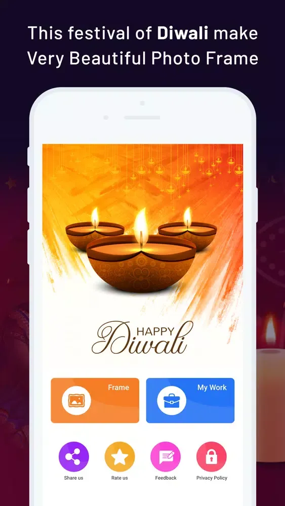 Capturas de pantalla de Diwali Photo Editor Frame