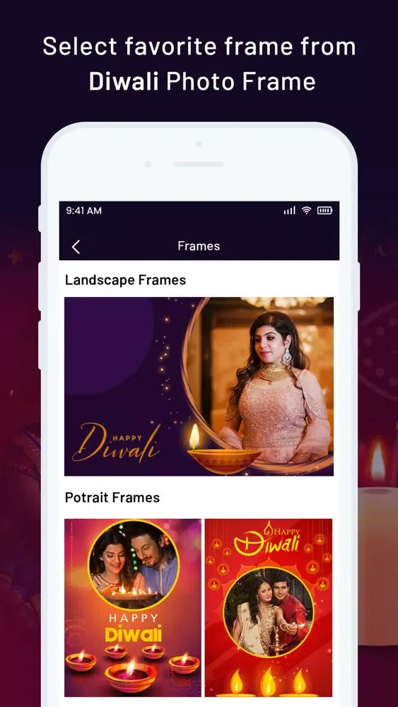 Capturas de pantalla de Diwali Photo Editor Frame