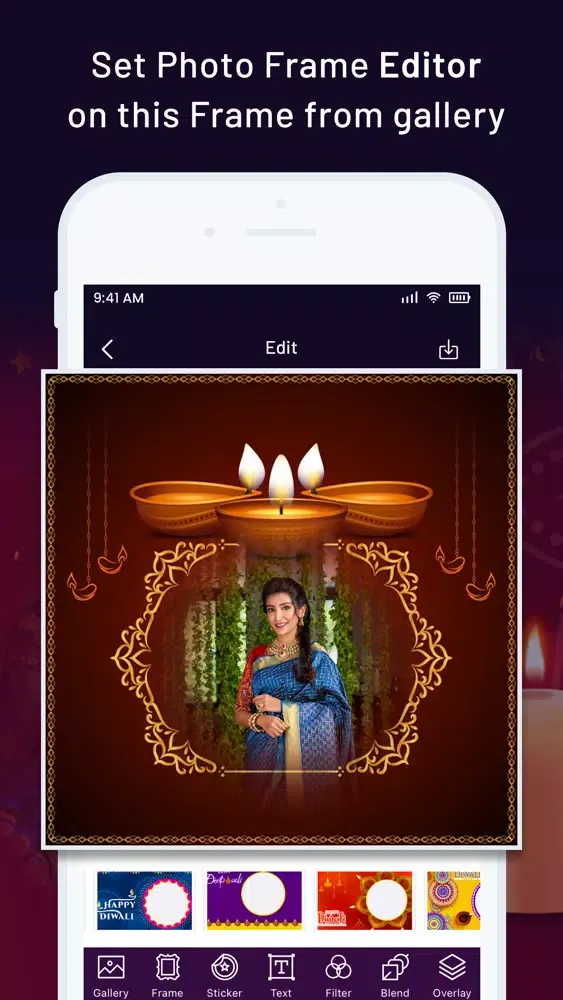Capturas de pantalla de Diwali Photo Editor Frame