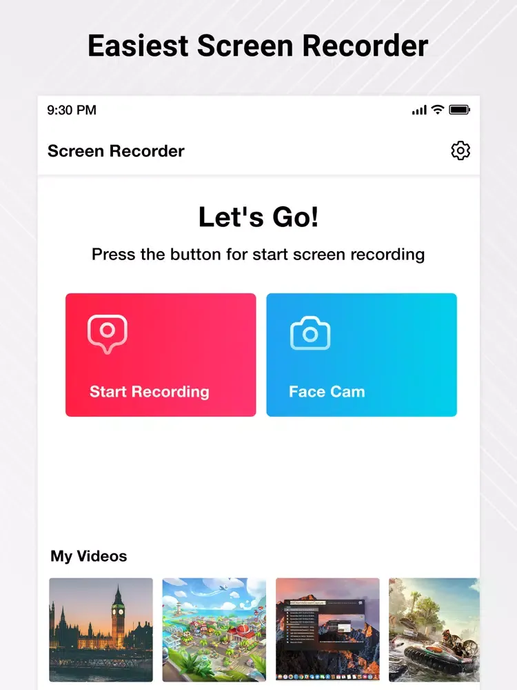 Zrzuty ekranu Screen Recorder-Screen Capture iPad 