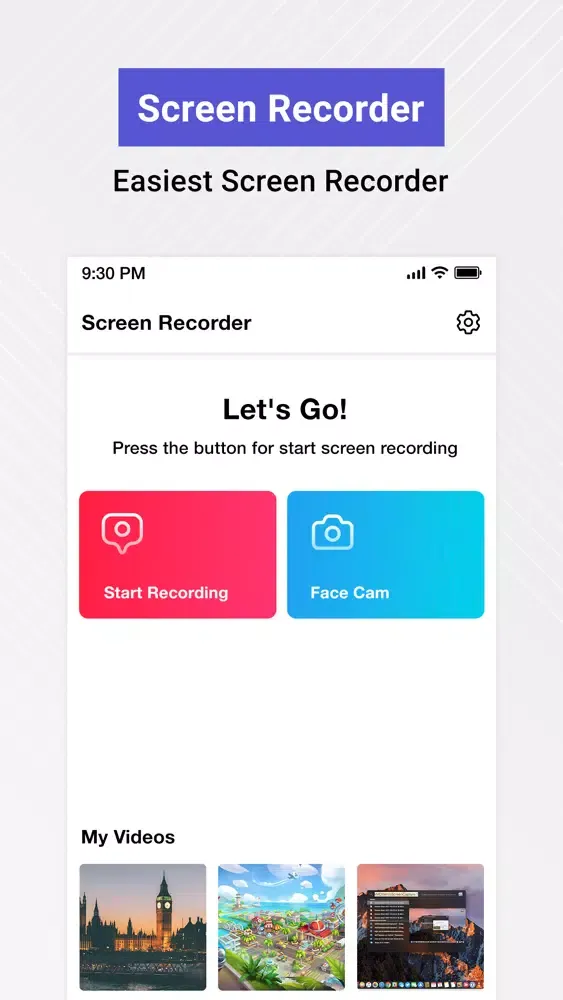 Zrzuty ekranu Screen Recorder-Screen Capture
