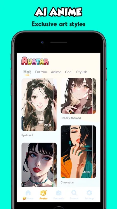 Ảnh chụp màn hình của FunMe: AI Face Photo Animator