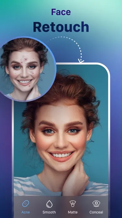 تصاویر Retouch & Face editor - FaceAI