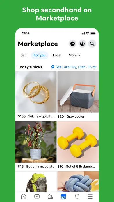 Facebook Screenshots