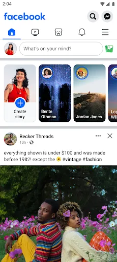 Facebook Screenshots
