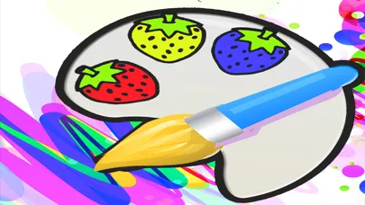 Vocabulary fruit Coloring Book Screenshots