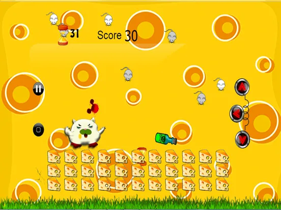 cat mouse cheese protect kids game iPad  Ekran Görüntüleri