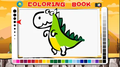 dinosaur coloring pages Screenshots