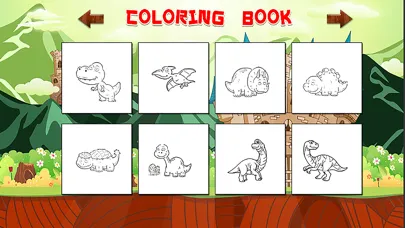 dinosaur coloring pages Screenshots