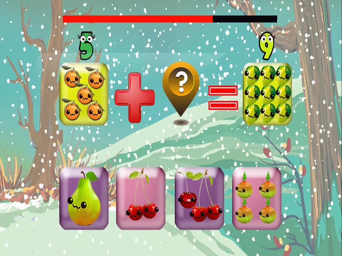 Tangkapan layar christmas counting 123-learn preschool addition math iPad 