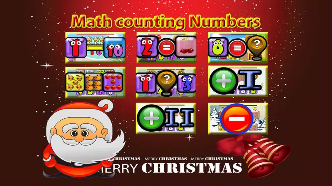 Tangkapan layar christmas counting 123-learn preschool addition math