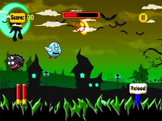 Capturas de tela do halloween fun for kids shooting game iPad 