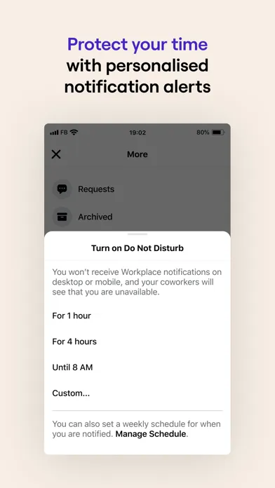 Zrzuty ekranu Workplace Chat from Meta