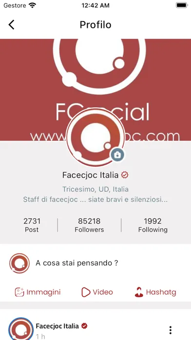 FCsocial - Facecjoc Network - Screenshots