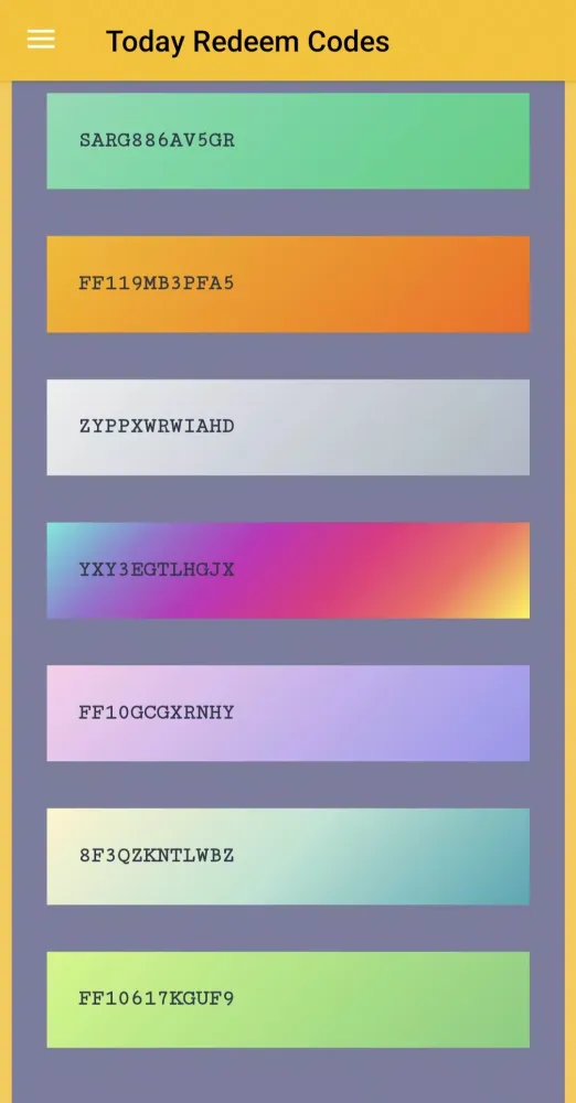 صور Redeem Codes