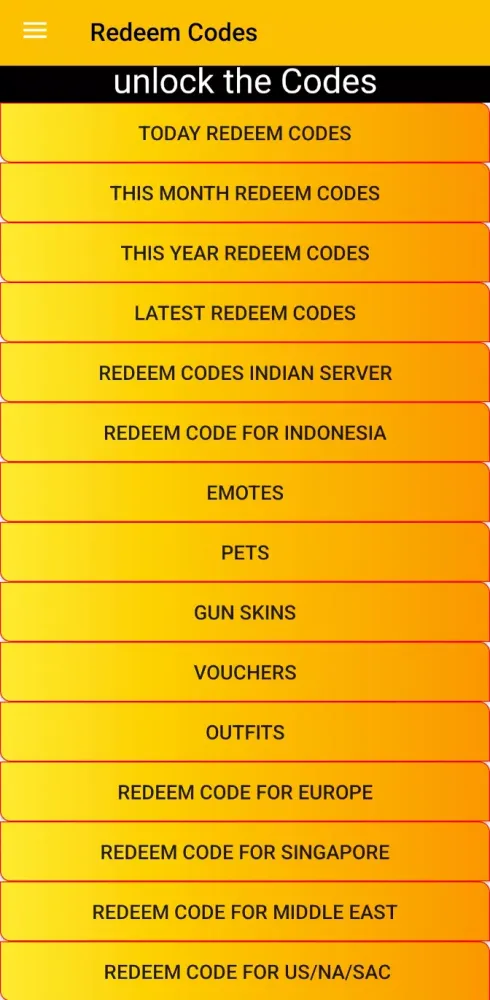 صور Redeem Codes