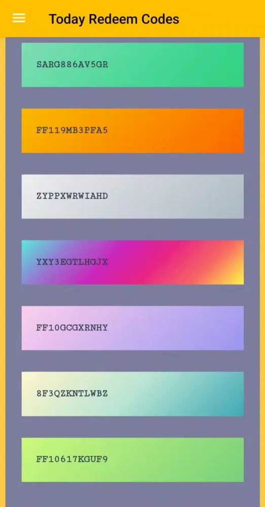 صور Redeem Codes