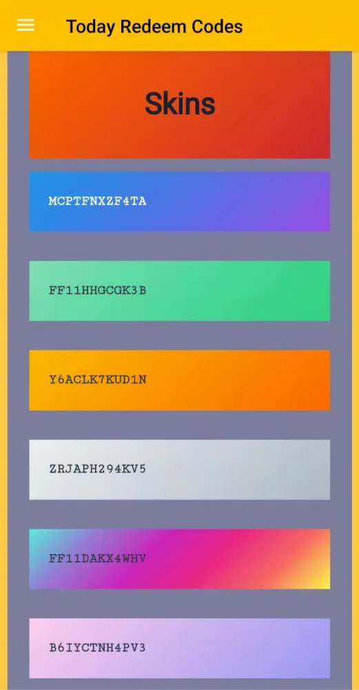 صور Redeem Codes