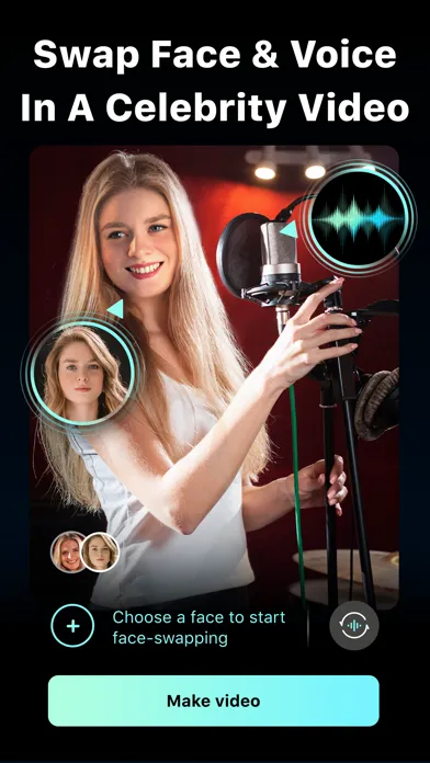 Tangkapan layar FaceHub:AI Face Swap Video