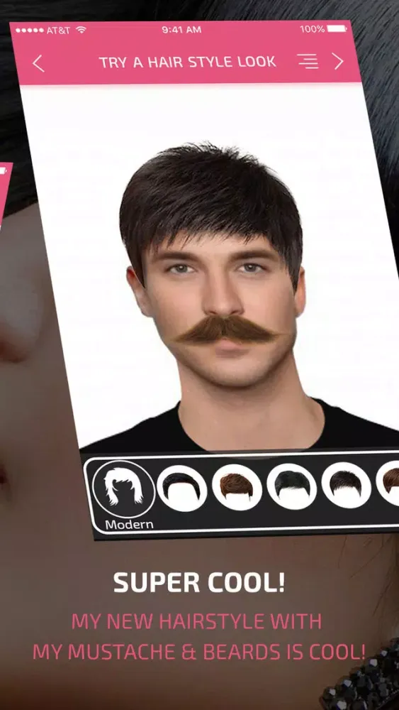 Tangkapan layar FaceLook - Your Next Hair Do