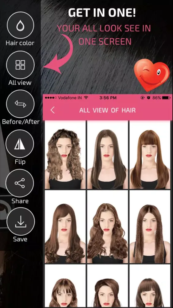 Tangkapan layar FaceLook - Your Next Hair Do