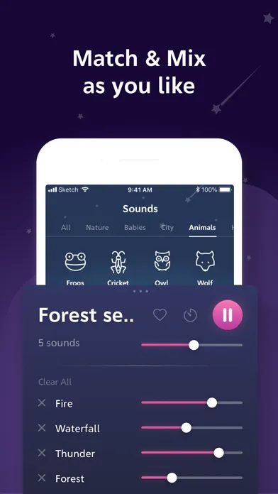 SoSleep - Sleep ASMR Sounds سکرین شاٹس
