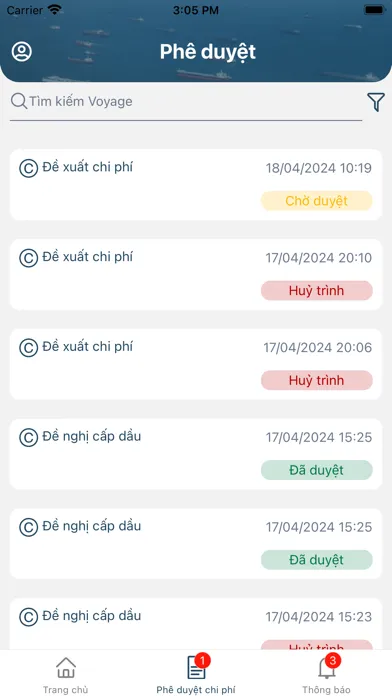 Tangkapan skrin Maritime Open Connect