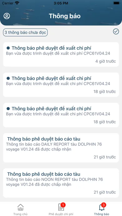 Tangkapan skrin Maritime Open Connect