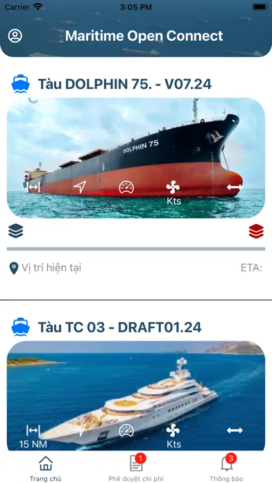 Tangkapan skrin Maritime Open Connect
