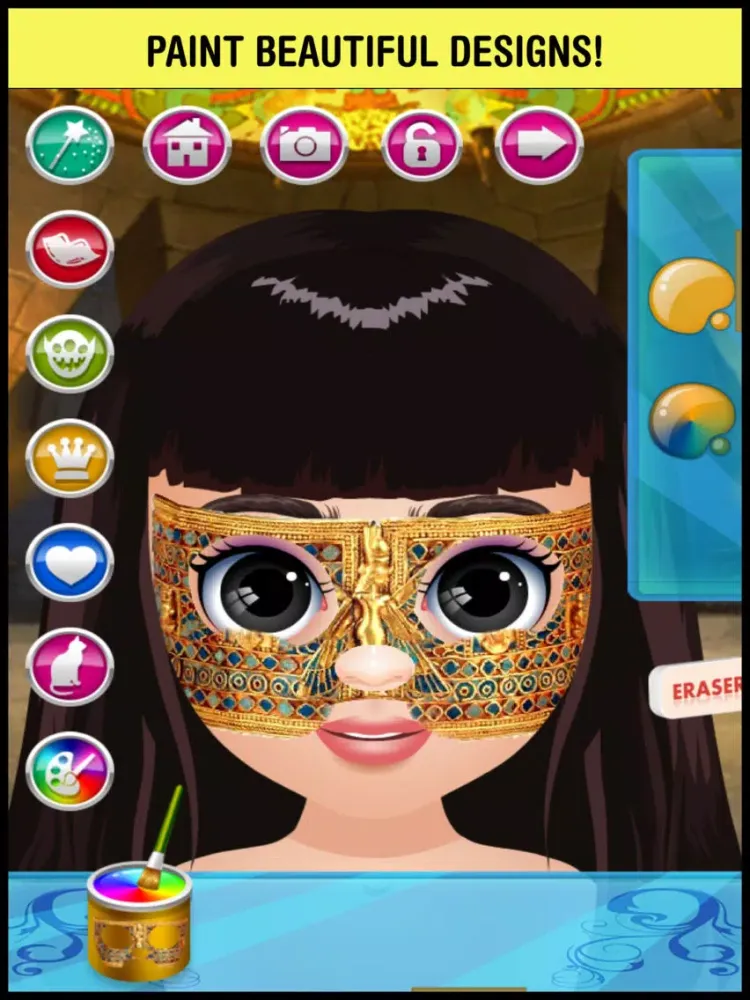Baby Face Paint Makeover Spa - fashion salon doctor & little games for kids (boys & girls) iPad  Screenshots