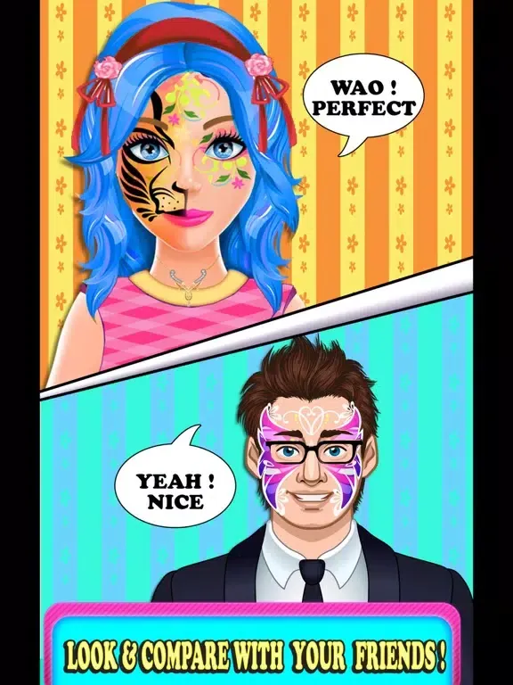 Tangkapan layar Face Paint Salon Games 2020 iPad 