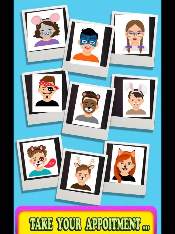 Tangkapan layar Face Paint Salon Games 2020 iPad 