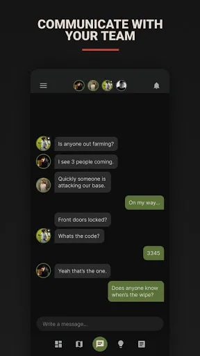 Скриншоты Rust+