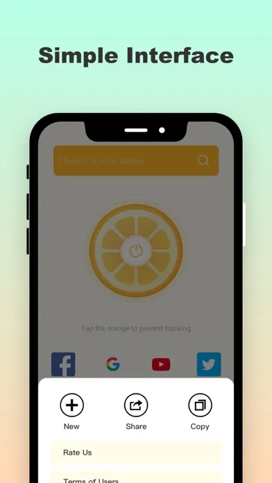Captures d'écran de Orange Browser