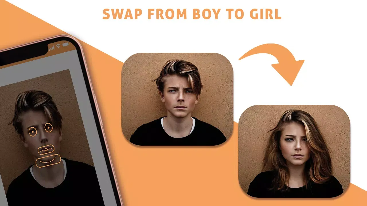 Gender swap Face swap&Changer应用截图