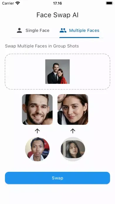 تصاویر Remaker Face Swap AI