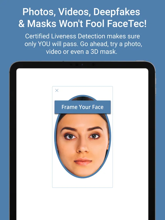 FaceTec ID Check iPad  Screenshots